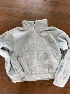 The North Face Pale Blue Plush Full-Zip Jacket 14/16